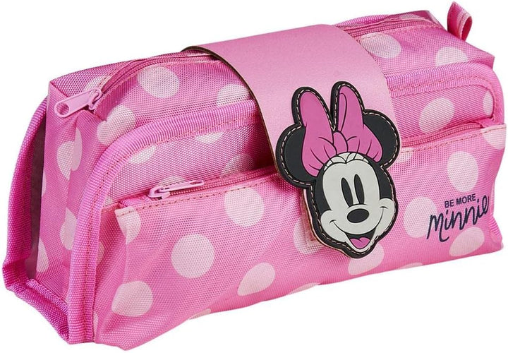 Minnie Mouse Girl 3 Compartment School Case - CERD� LIFE'S LITTLE MOMENTS (Accessory, Official Disney License)