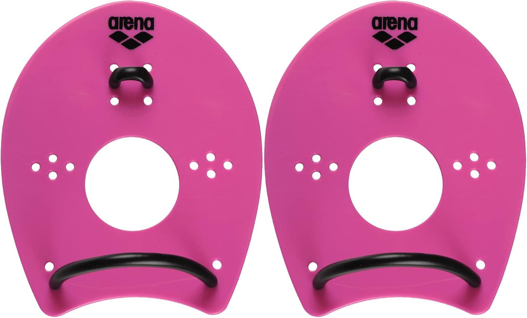 Arena Elite Hand Paddles for Swim Training - Large, Pink