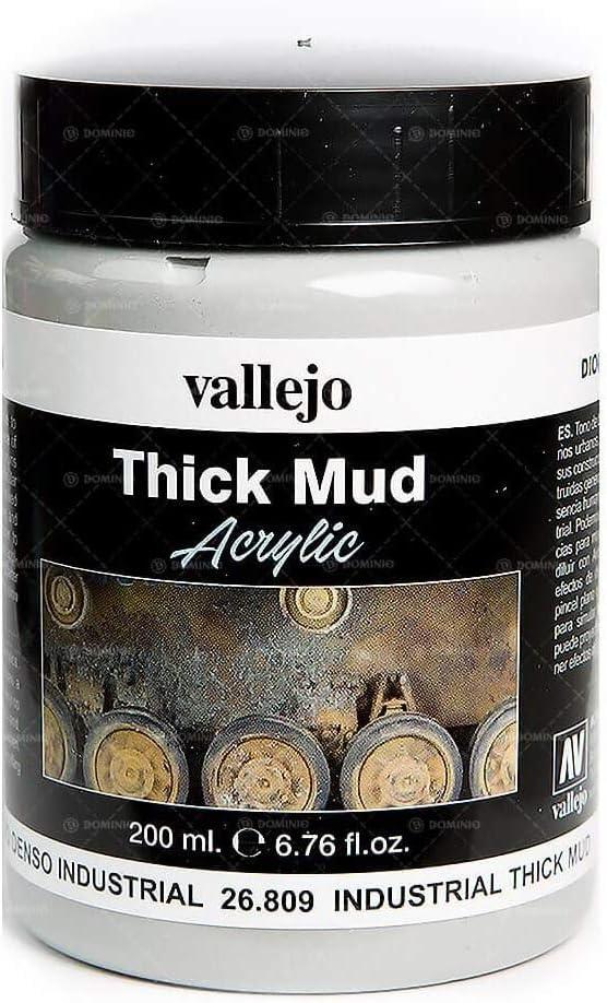 AV Vallejo Weathering Effects 200ml - Industrial Thick Mud, VAL26809