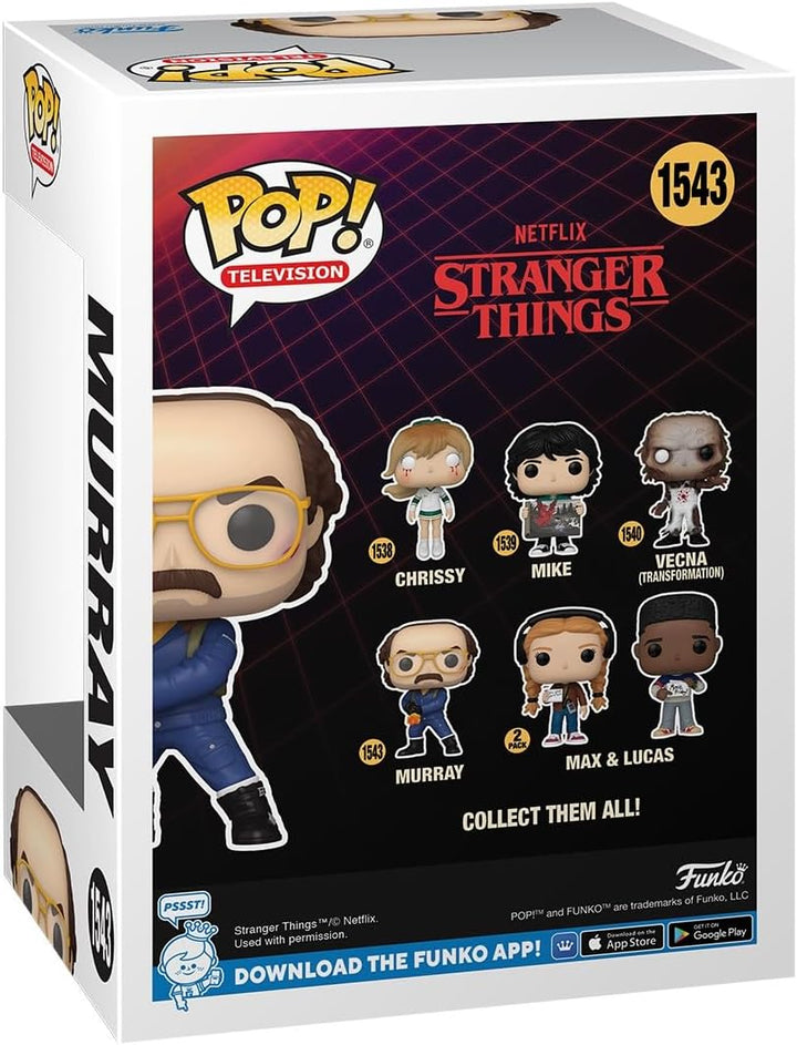 Funko Pop! TV Stranger Things - Murray Bauman Vinyl Figure (74418)