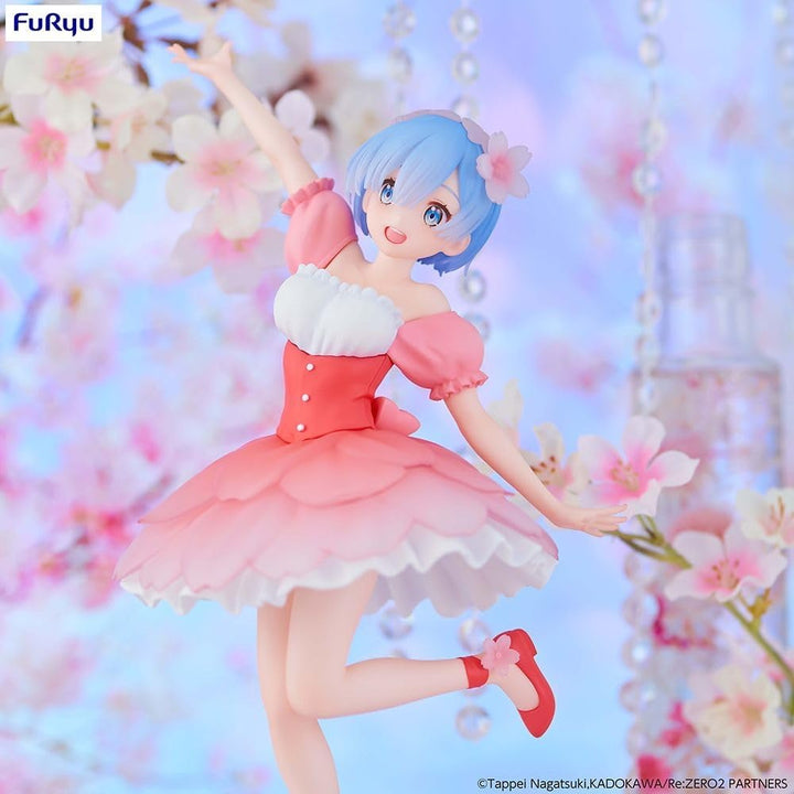 Furyu RE ZERO - Rem Cherry Blossoms - Statuette PVC Trio-Try-It 21cm