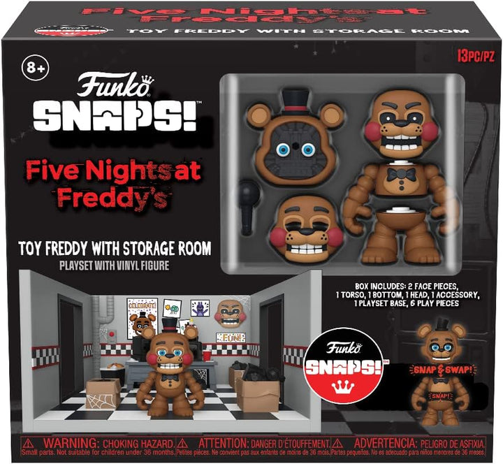 Funko Five Nights At Freddy's (FNAF) Snap - Chica Playset - Security Room Collectible (67696)