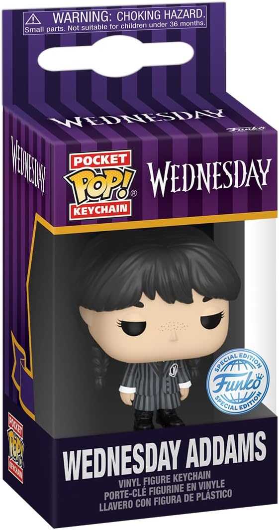 Funko Pop! Keychain Addams Family - Wednesday Addams Vinyl Keychain (81863)