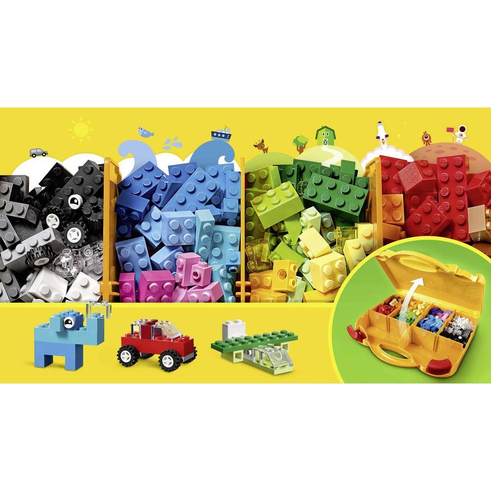 LEGO Classic Creative Suitcase 10713 - Portable Building Set for Kids Ages 4+