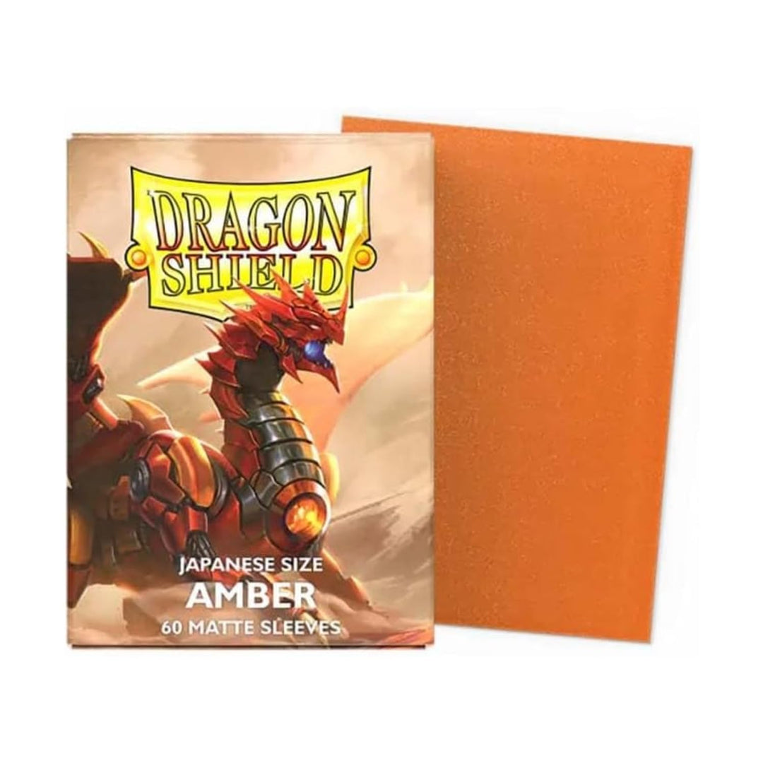 Dragon Shield Japanese Matte Card Sleeves - Amber (60)