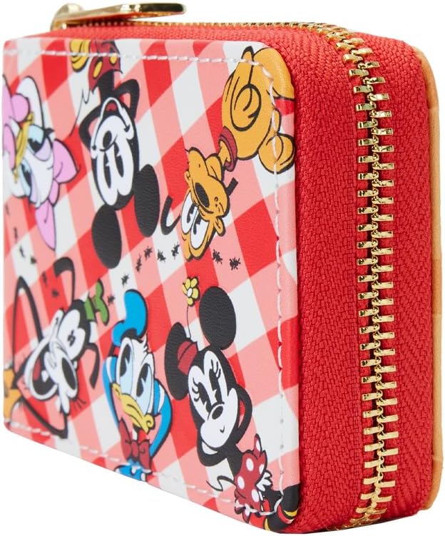 Loungefly Disney Mickey & Friends Picnic Accordion Wallet (Model: N/A)