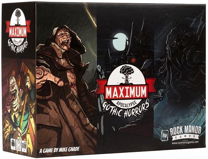 ROCK MANOR GAMES Maximum Apocalypse: Gothic Horrors Board Game (230721)