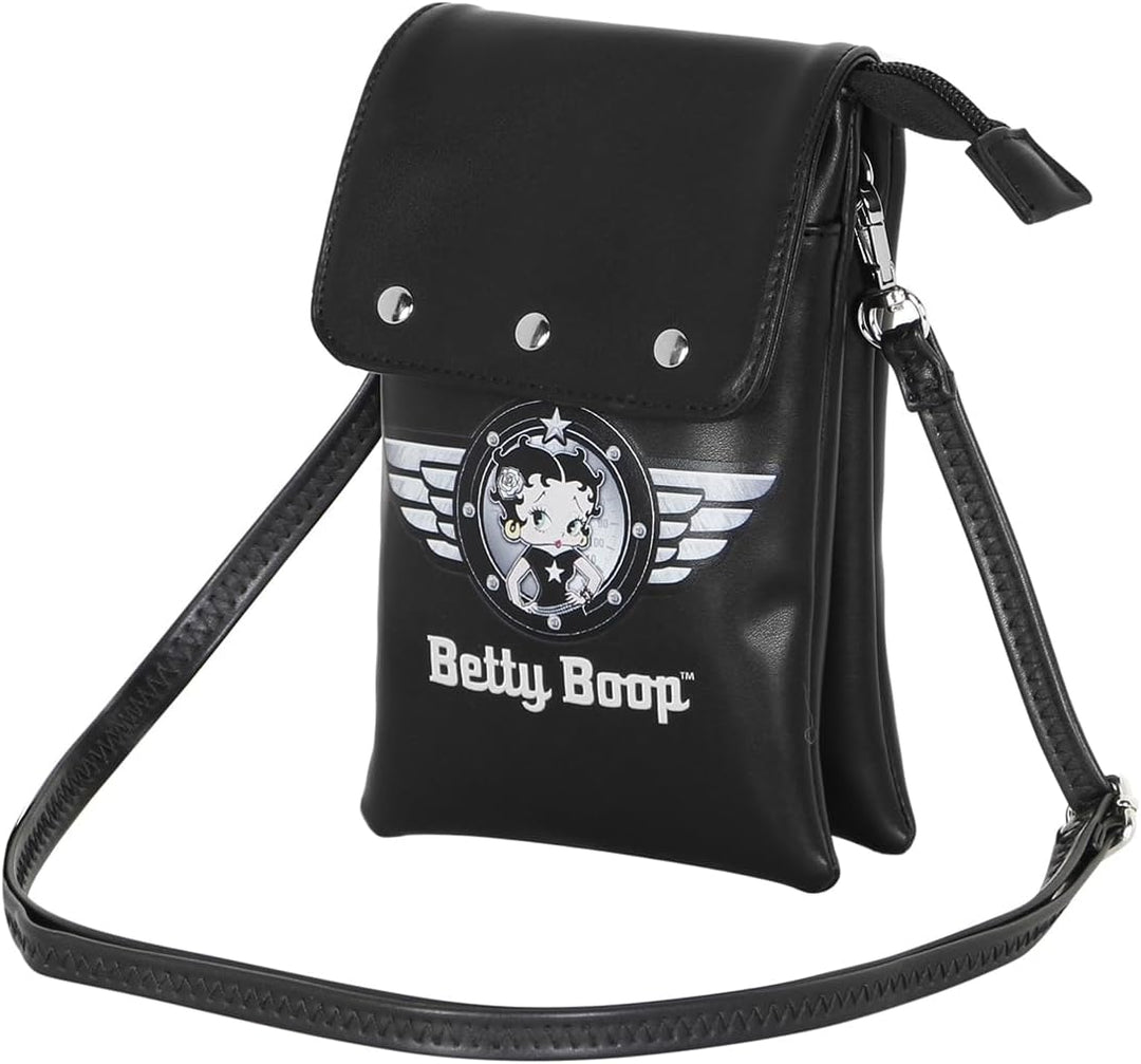 Betty Boop Motor Love-Mobile Crossbody Phone Bag (07345)