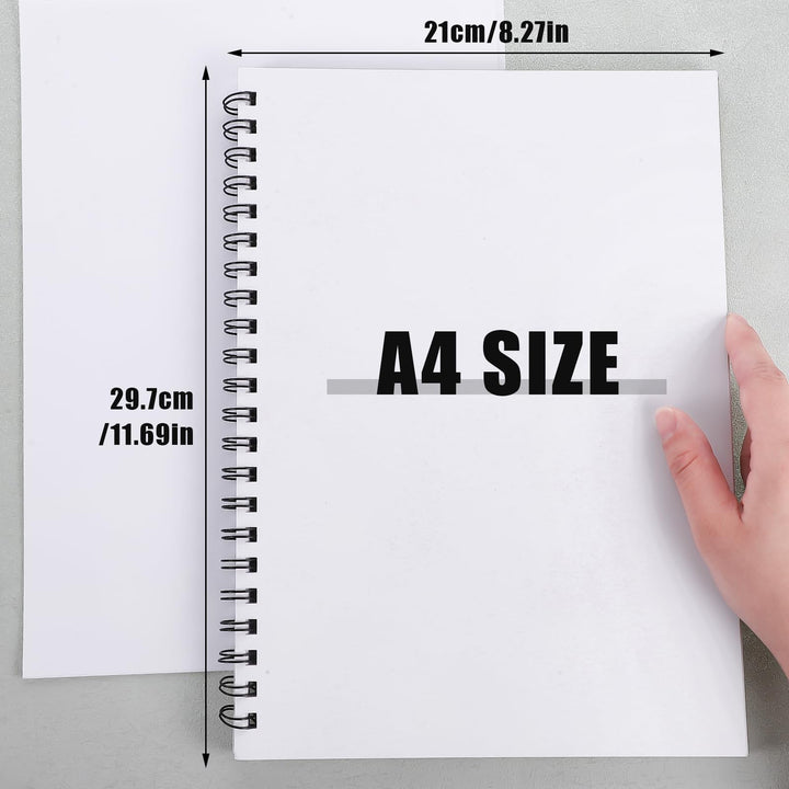 Thboxes A4 Sketch Book 200GSM Thick Paper Spiral Bound Hardback Sketchbook