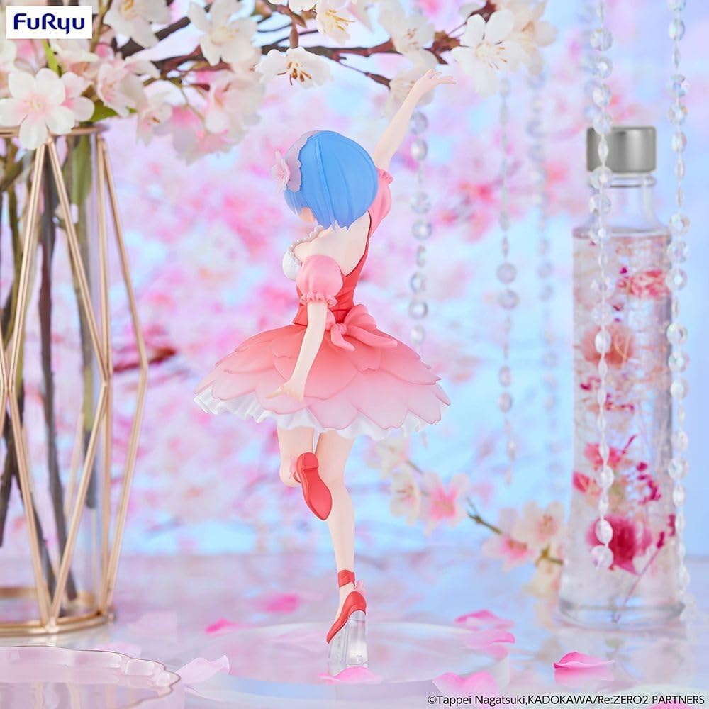 Furyu RE ZERO - Rem Cherry Blossoms - Statuette PVC Trio-Try-It 21cm