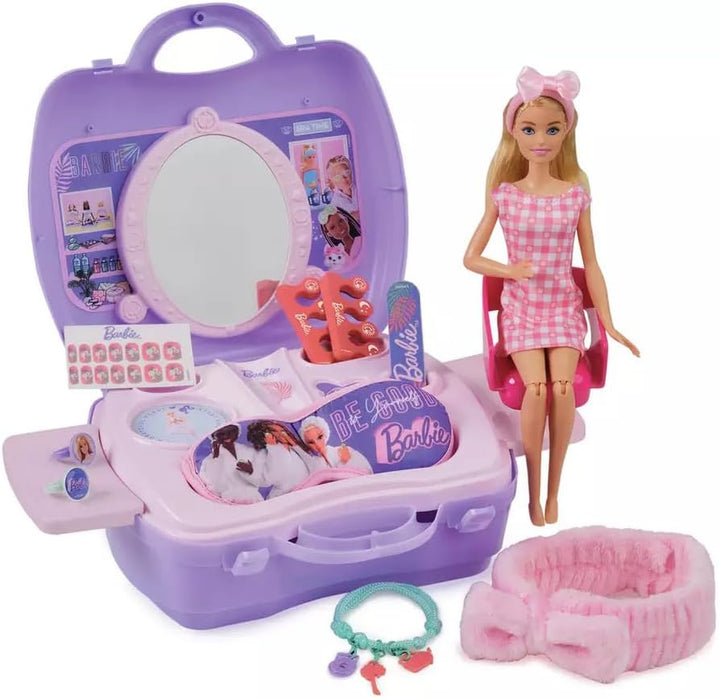 Sinco Creations Barbie Deluxe Wellness & Beauty Playset - 20 Piece Role Play Toy (BRB202128)