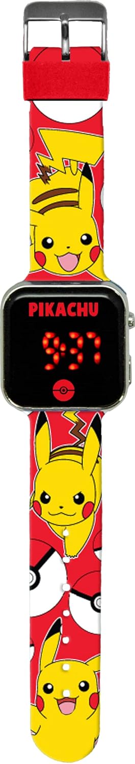 Kids Euroswan Pokemon LED Watch - POK4387 Unisex Kids Watch (POK4387)