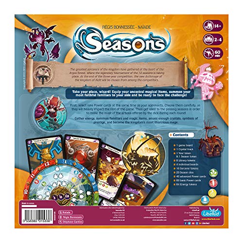 Seasons Board Game - Strategy Card & Dice Game (SEAS01)