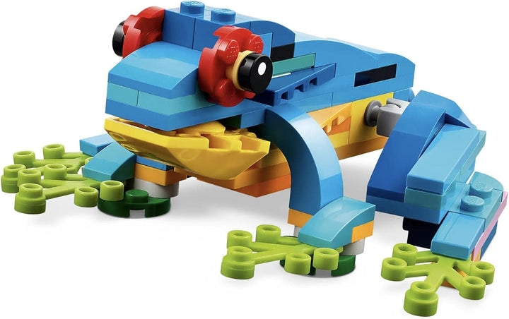 LEGO Creator 3 in 1 Exotic Parrot, Frog, and Fish Building Set - Ages 7+