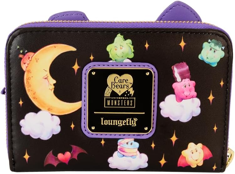 Loungefly Care Bears Universal Monsters Scary Dreams Zip Around Wallet (LOUCBUWA0001)