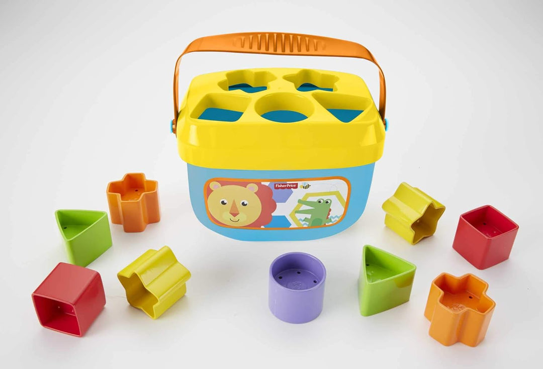 Fisher-Price Baby's First Blocks - Shape Sorting & Stacking Toy for 6+ Months