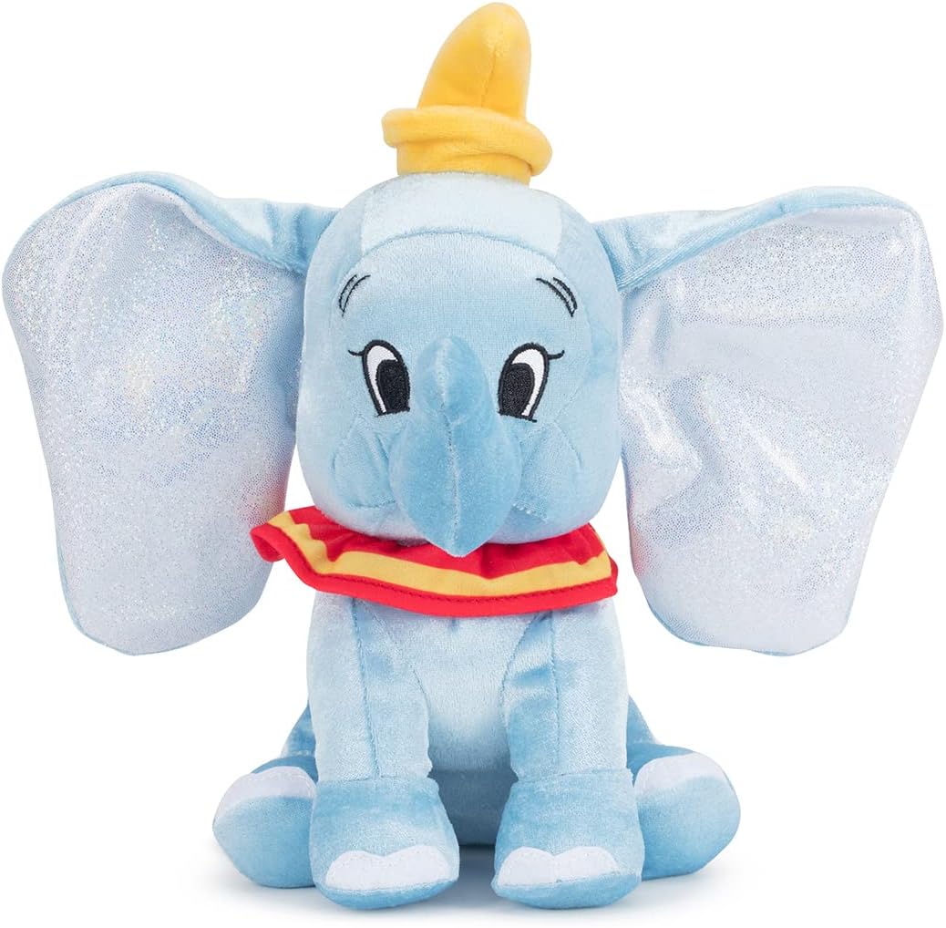 Dumbo 25 cm Plush Toy - 100 Years of Disney Celebration, Soft & Sparkly, Ages 0+