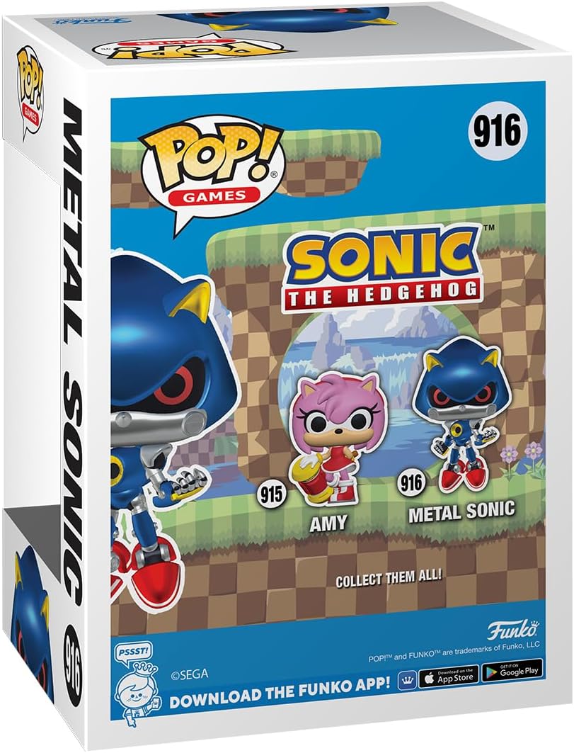 Funko Pop! Games Sonic the Hedgehog - Metal Sonic Vinyl Figure (70583)