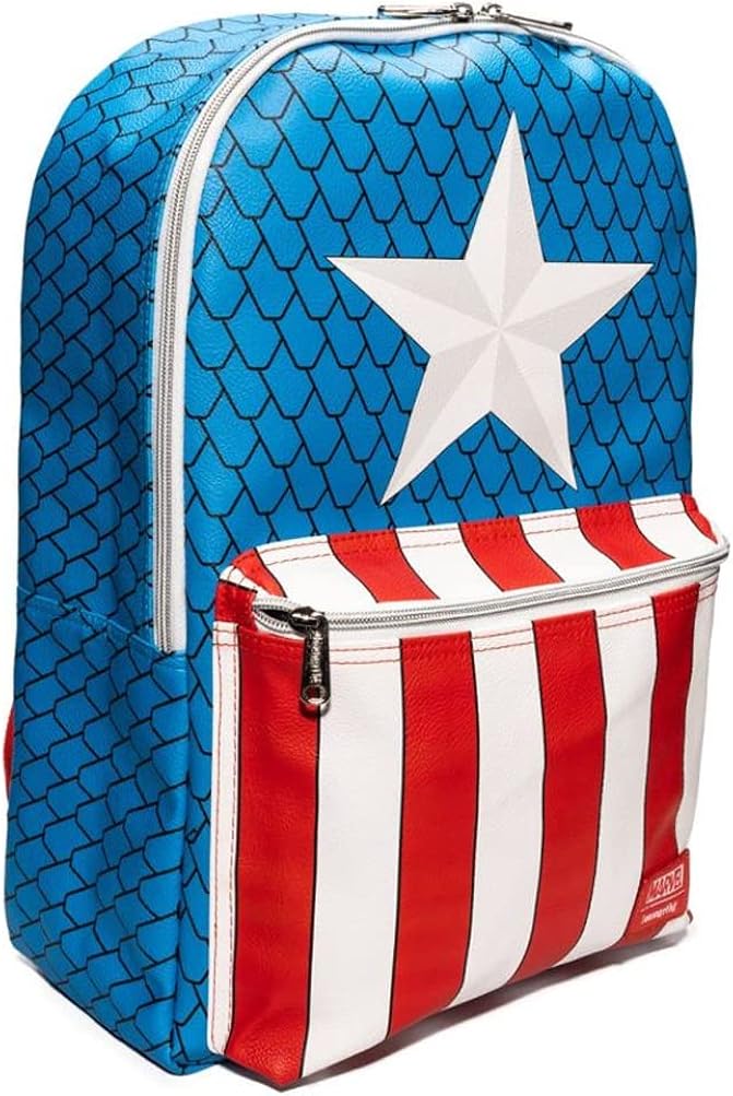 Loungefly Captain America Mini Backpack with Pin Exclusive (CAP-101)