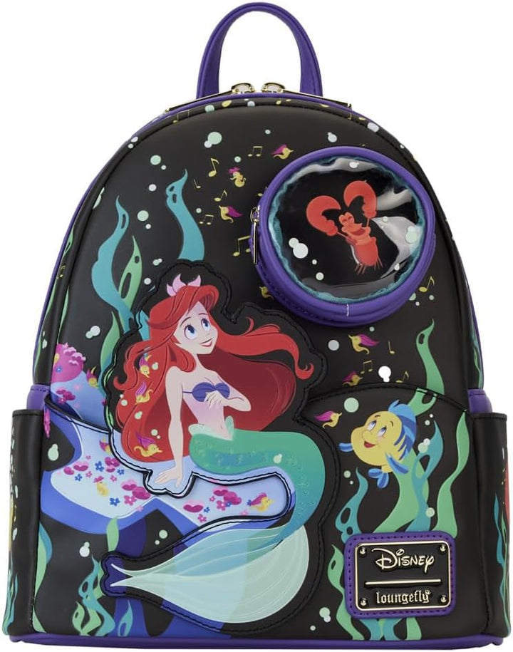 Loungefly Disney The Little Mermaid 35th Anniversary Life is the Bubbles Mini Backpack (LOUWDBK3588)