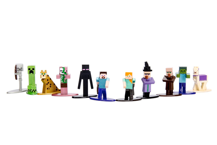 Minecraft NanoFigs Blind Bag - 1.65 Inch Die Cast Action Figure (Assorted Characters)