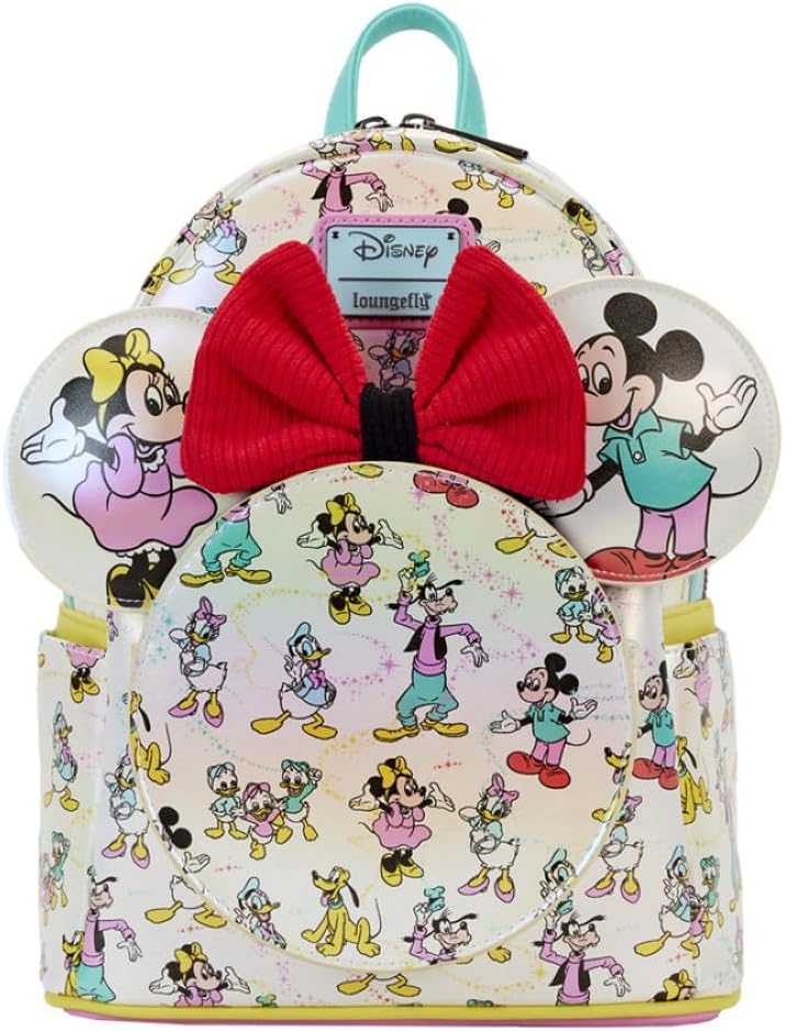 Loungefly Mickey & Friends 100th Anniversary Mini Backpack & Headband Set (WDBKS0023)