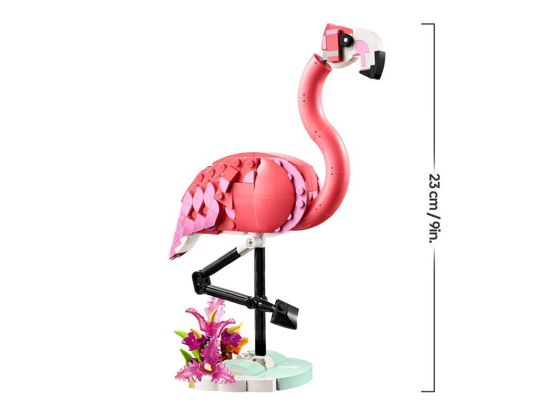LEGO Creator 3in1 Wild Animals: Pink Flamingo Building Set - 3 Animal Models for Ages 8+