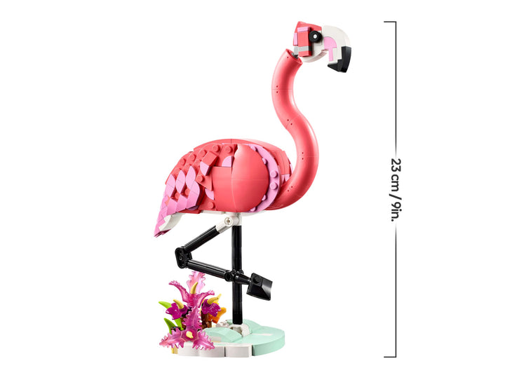 LEGO Creator 3in1 Wild Animals: Pink Flamingo Building Set - 3 Animal Models for Ages 8+