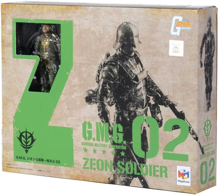 Megahouse Mobile Suit Gundam figurine G.M.G. Principality of Zeon Army Soldier 0