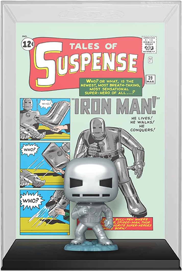 Funko Pop! Comic Cover Marvel - Tales of Suspense #39 - Iron Man Vinyl Figure (72504)