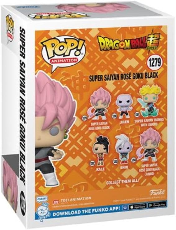 Funko Pop Dragon Ball Super Pop Figures Ros� Goku Black #1279 Pop Exclusive Edit