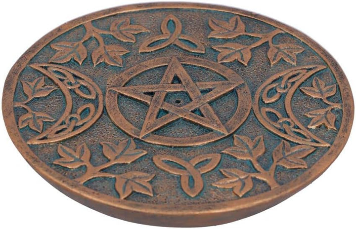 Nemesis Now Divine Essence Wiccan Incense Burner, Bronze (12.7cm)