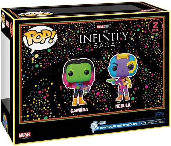 Funko Pop! Marvel Guardians of the Galaxy Vol. 2 - Gamora & Nebula Vinyl Figure