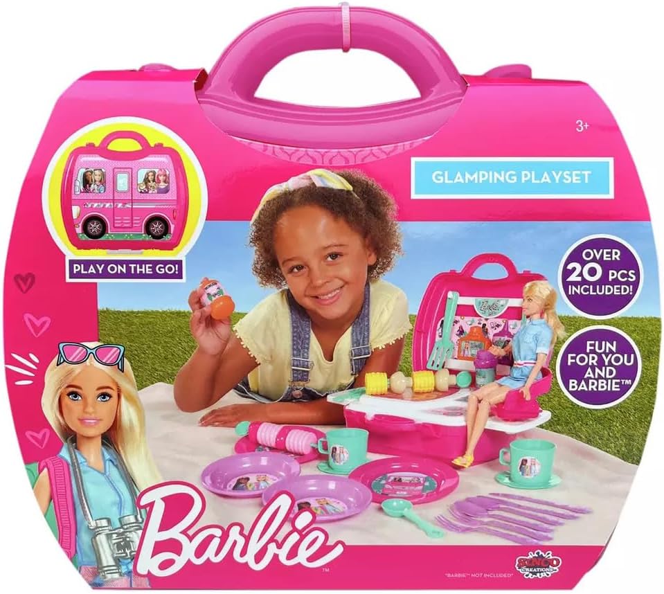 Sinco Creations Barbie Glamping & BBQ Playset Travel Case (BRB202127)