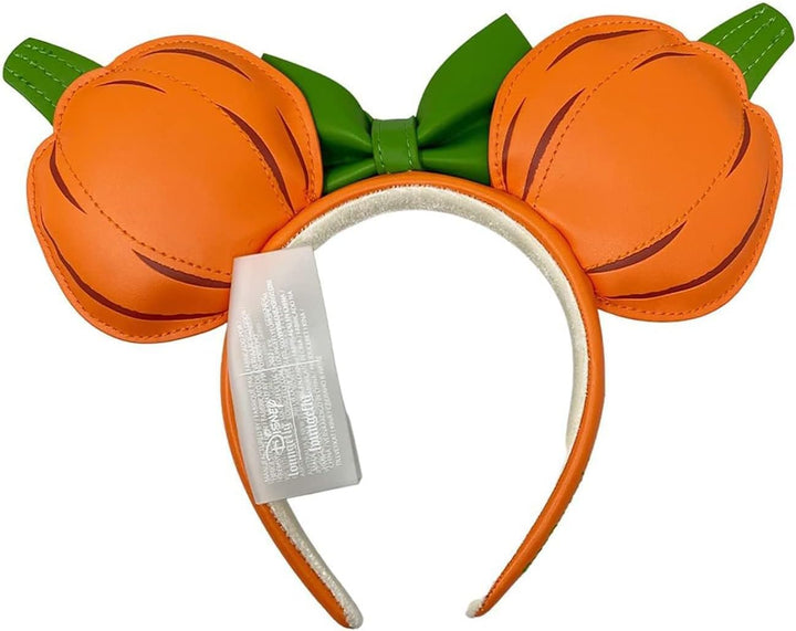 Loungefly Disney Pumpkin Minnie Mouse Oh My Ears Headband (Disney Halloween Collection)