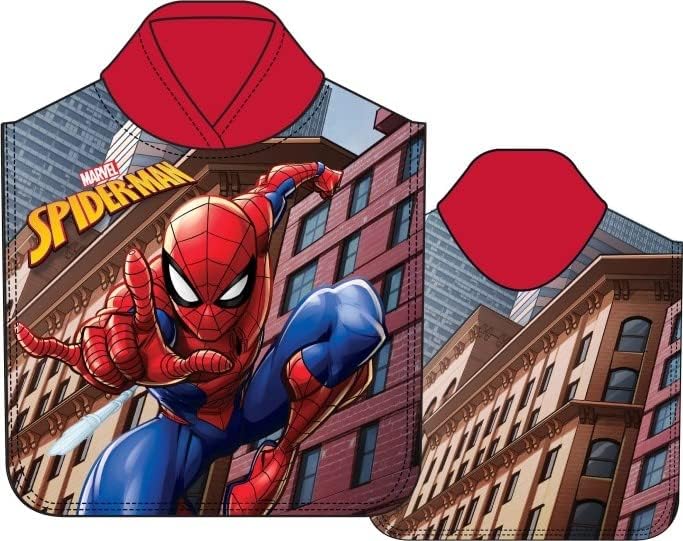 Spiderman Marvel Microfiber Poncho Towel