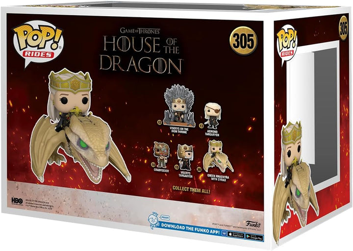 Funko POP! Rides Deluxe: House Of the Dragon - Princess Rhaenyra With Syrax Pop! Vinyl