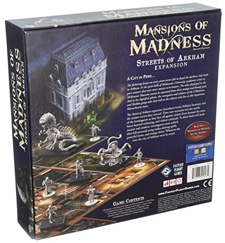Fantasy Flight Games Mansions of Madness 2nd Edition: Streets of Arkham Expansion (MAD25)