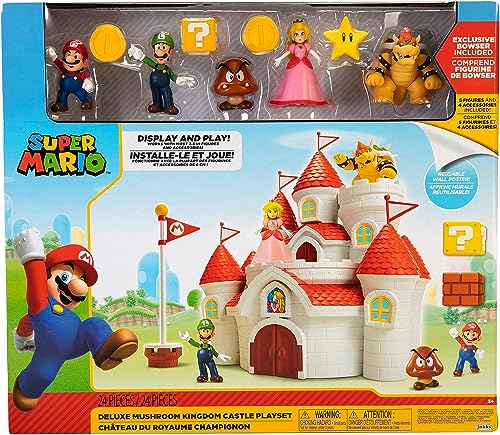 Super Mario - Nintendo Switch Mushroom Kingdom Deluxe Playset (2023)