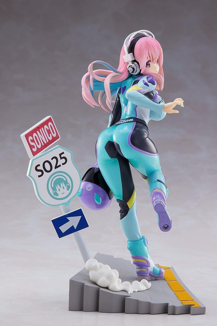 Furyu - Super Sonico Tenitol Non-Scale Figure - Rider Suit Edition with Exclusive Pedestal (Ages 15+)