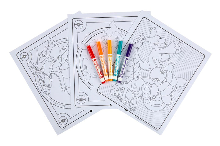 CRAYOLA Pokémon 96-Page Coloring Book with Sticker Sheet