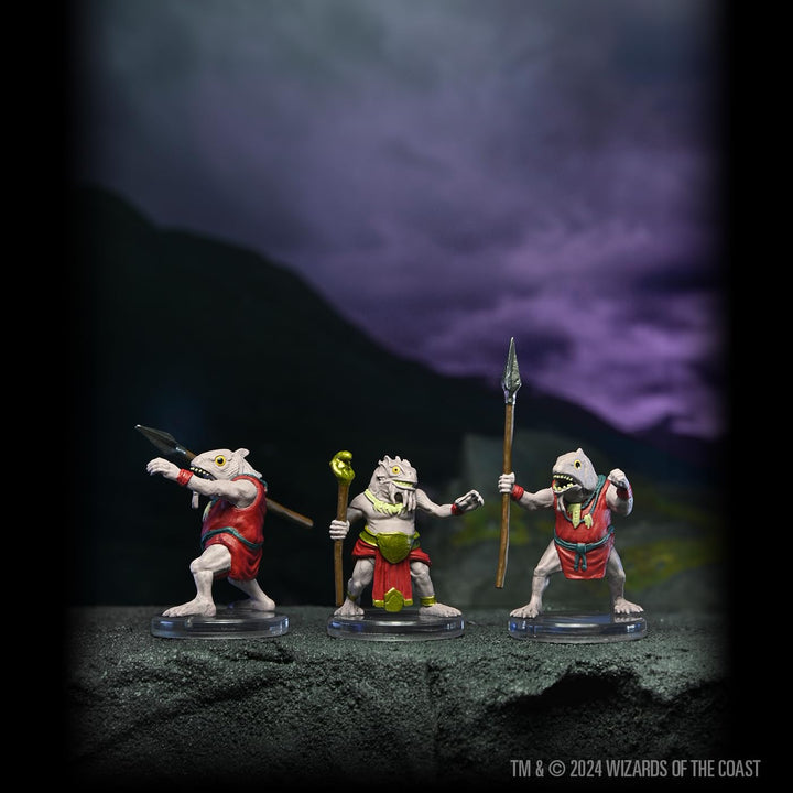 WizKids D&D Icons of the Realms: Kuo-Toa Warband Miniatures Set (5 Count)
