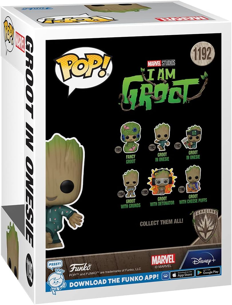 Funko Pop! Marvel I Am Groot - Groot in PJs Vinyl Figure (70650)