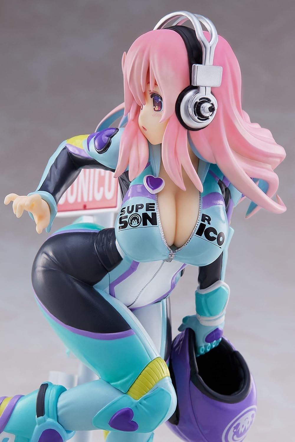 Furyu - Super Sonico Tenitol Non-Scale Figure - Rider Suit Edition with Exclusive Pedestal (Ages 15+)