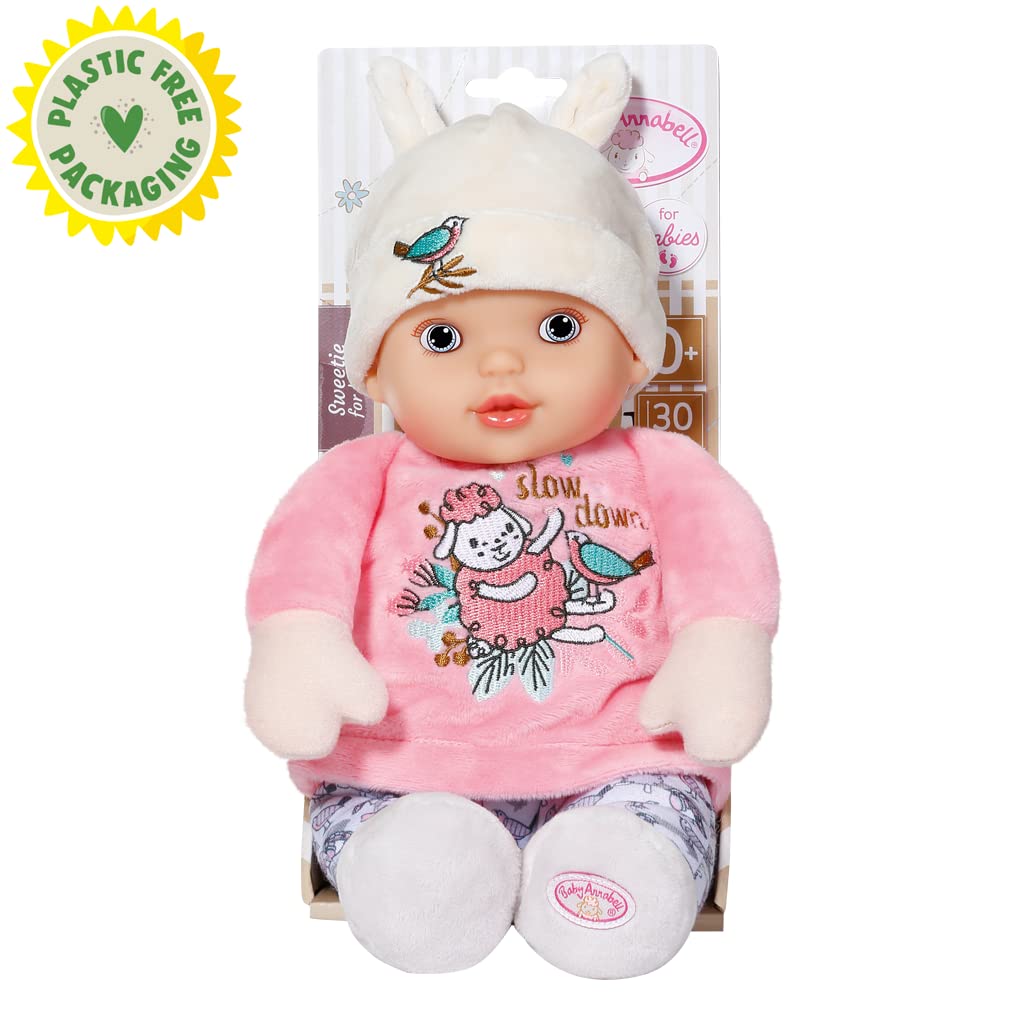 Baby Annabell Sweetie 30cm Soft-Bodied Doll with Rattle - For Babies 0-12 Months