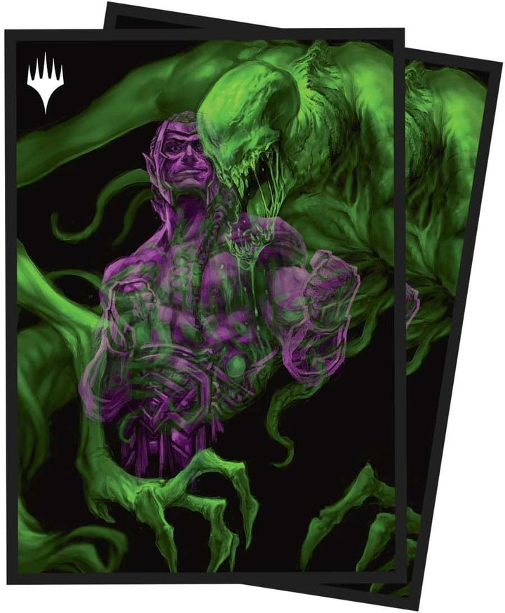 Ultra PRO Magic: The Gathering Trading Cards - Duskmourn 100ct Deck Protector Sleeves (Tyvar, the Pummeler Alt Art)