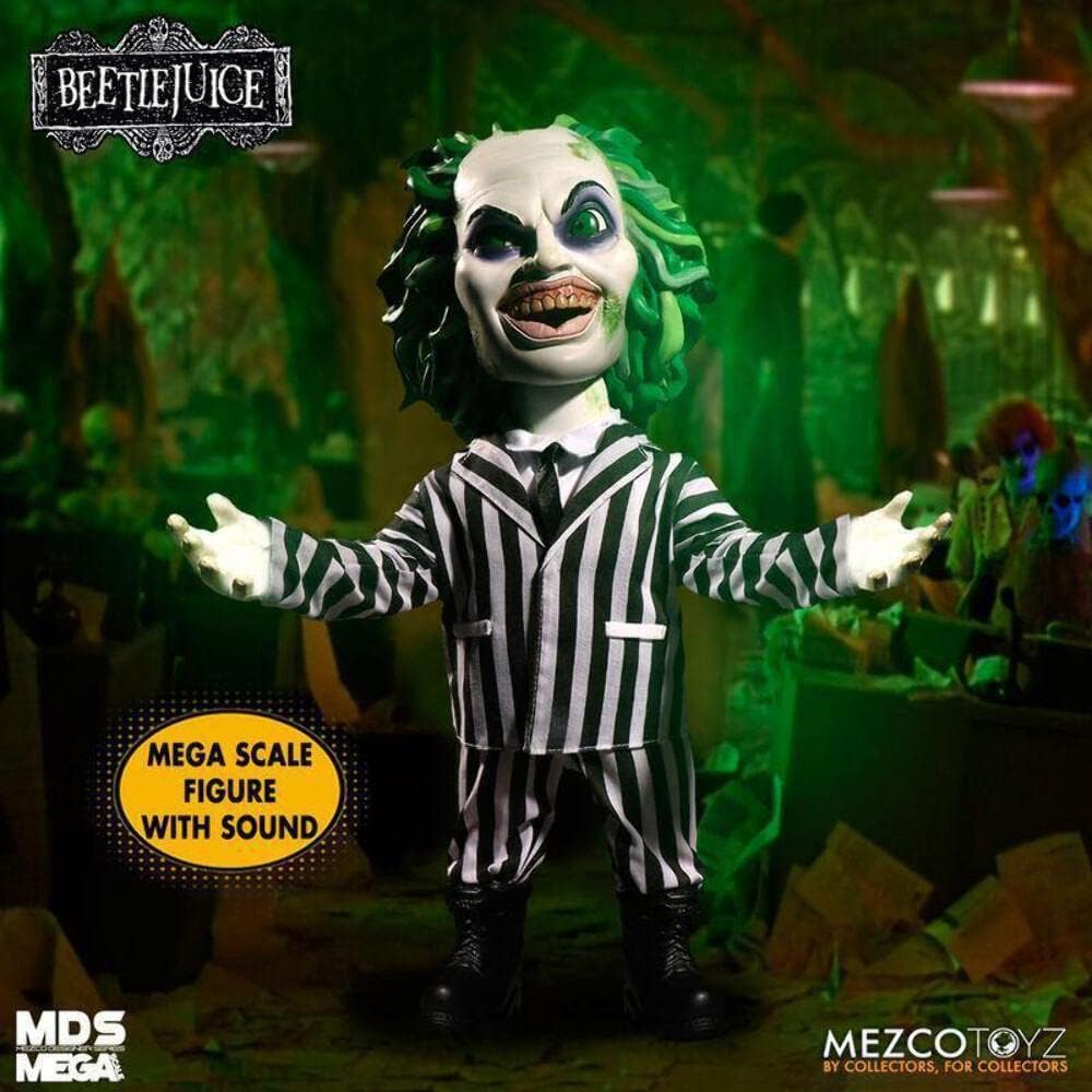 MDS Mega Scale Beetlejuice Series - Beetlejuice Talking Action Figure (38 cm)