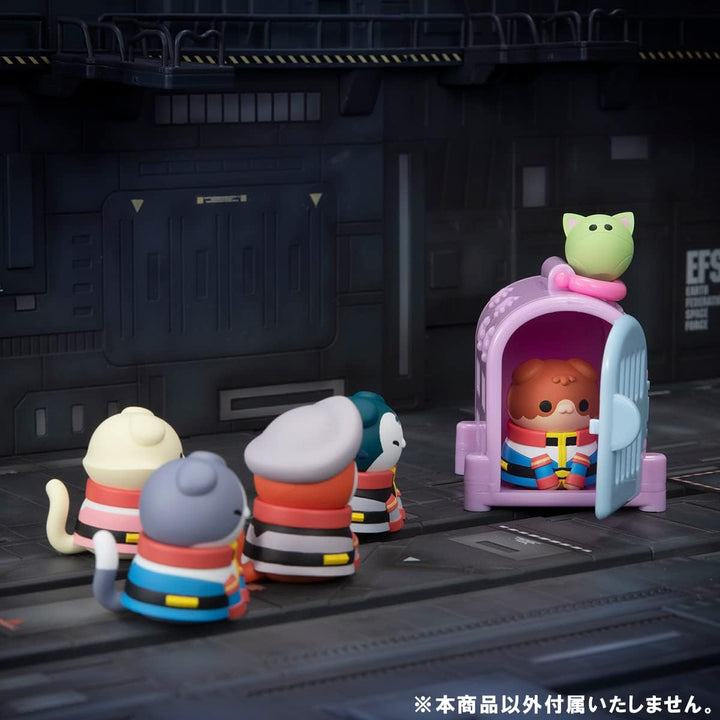 Mobile Suit Gundam Mega Cat Project trading figures Nyandam We are the Earth Federation Force Special Set 3 cm