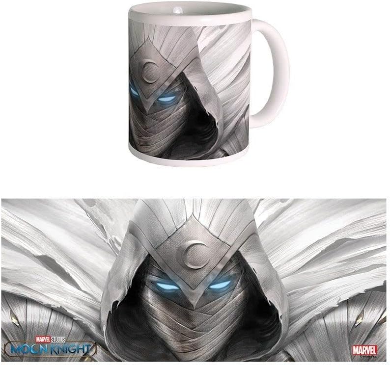 Marvel Moon Knight Ceramic Mug - Officially Licensed 300ml Coffee Cup with Window Box Packaging