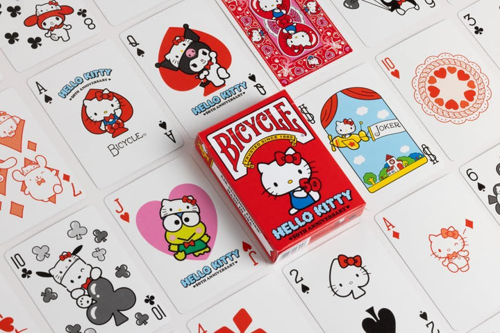 Bicycle Hello Kitty 50th Anniversary Playing Cards Deck for Collectors (10045364)